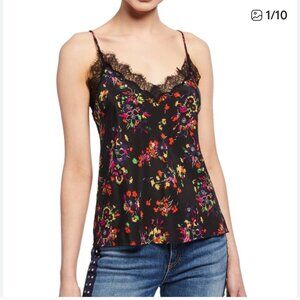 Veronica Beard Floral Silk Lace Gil Camisole